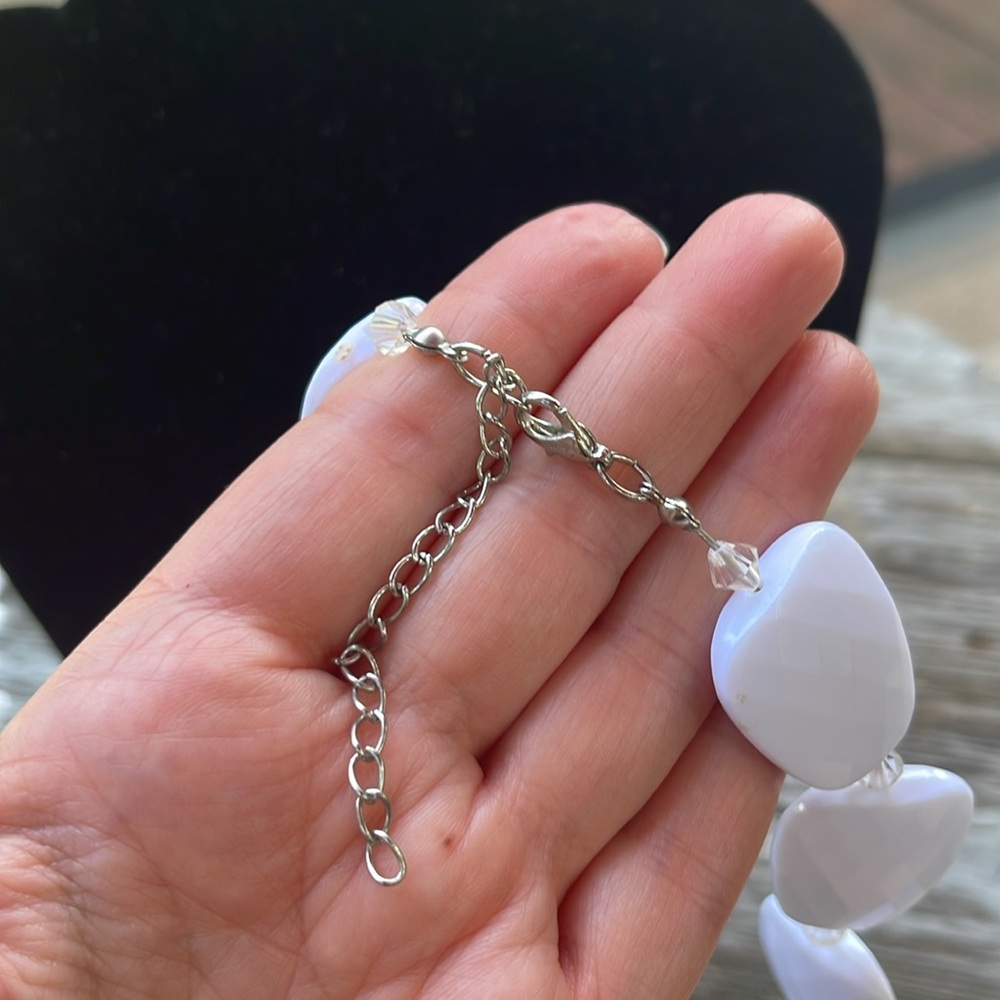 White choker handmade